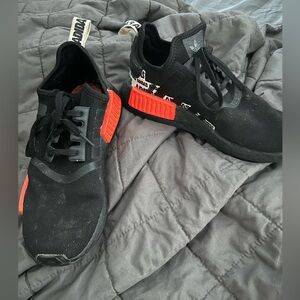 Orange and black sneakers ( will clean before selling!)
